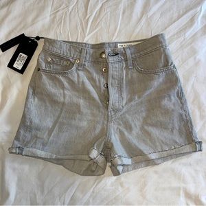 Rag & Bone Maya high rise shorty short